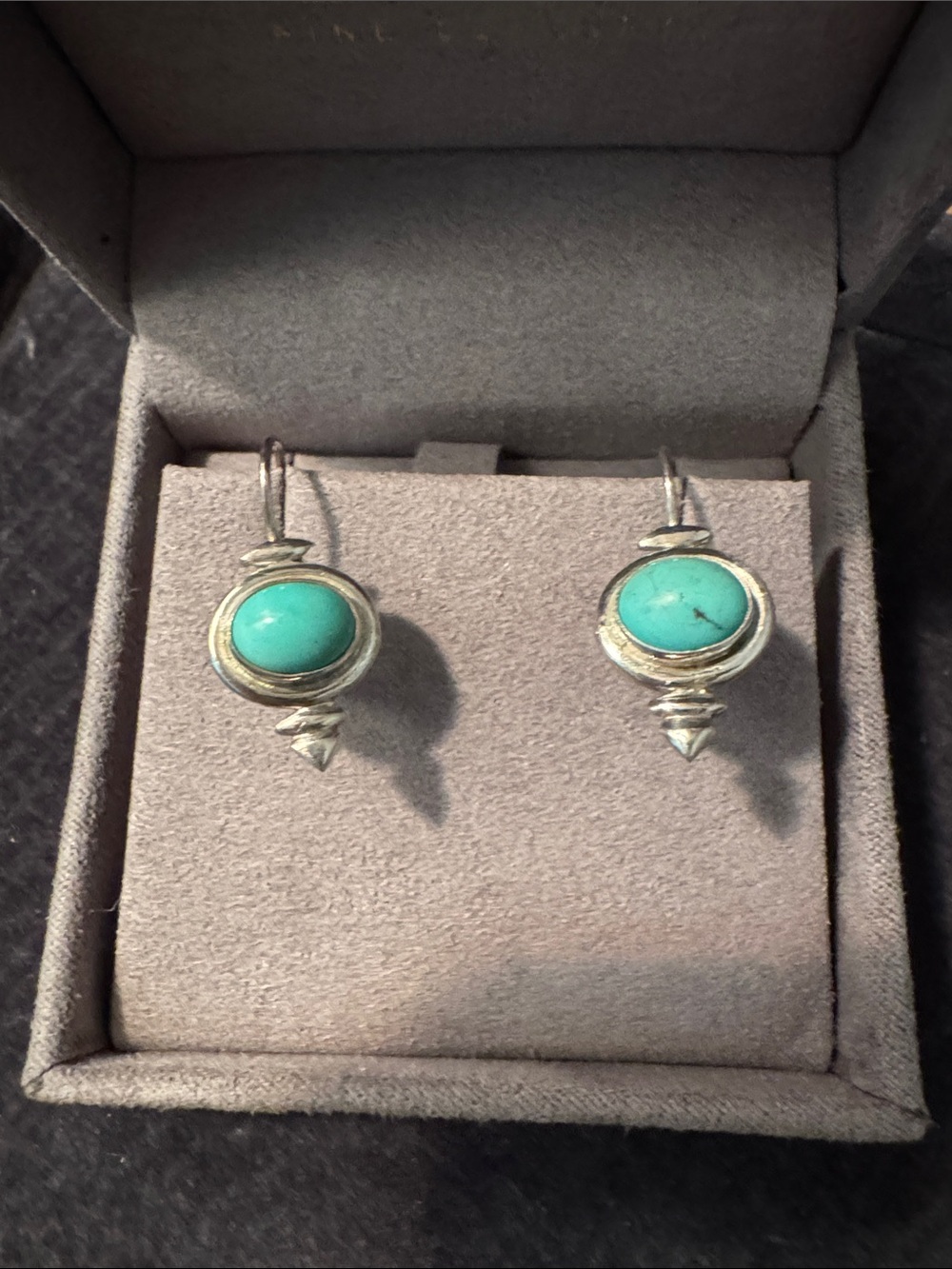 Sterling Silver and Turquoise Earrings